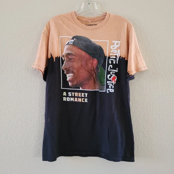 Poetic Justice A Street Romance Tupac Graphic T Shirt Size Large - Picture 1 of 4